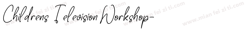 Childrens Television Workshop字体转换